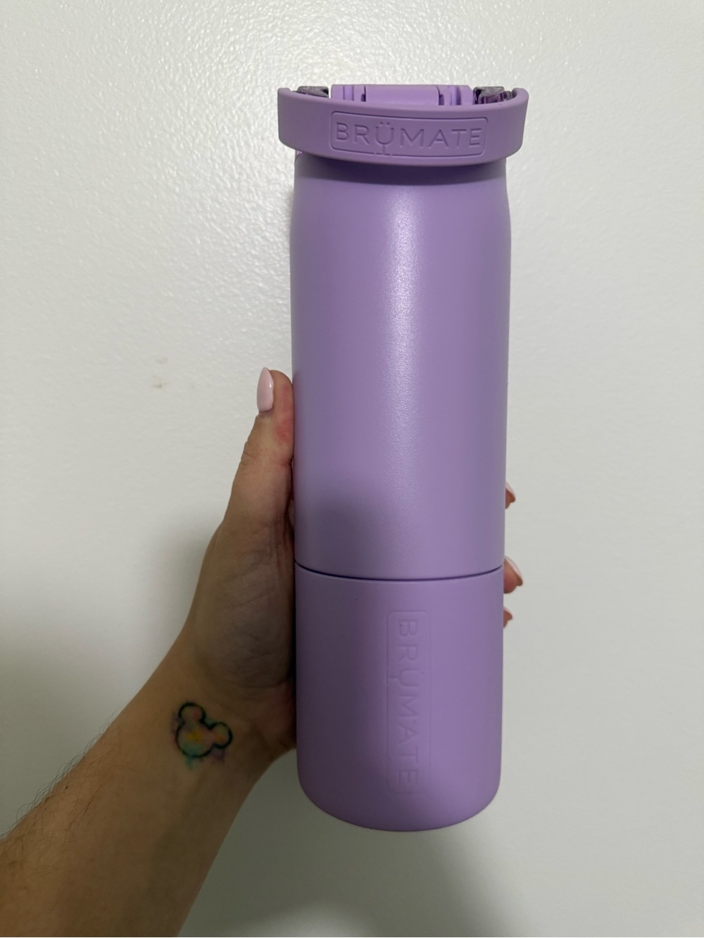 BrüMate Lavender Insulated Travel Bottle - Leak-Resistant Tumbler